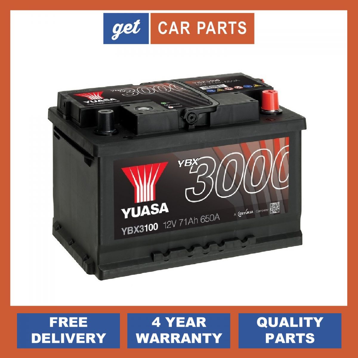 Jaguar XF, XJ, XJSC YBX3100 Yuasa SMF Battery. eBay